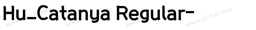 Hu_Catanya Regular字体转换